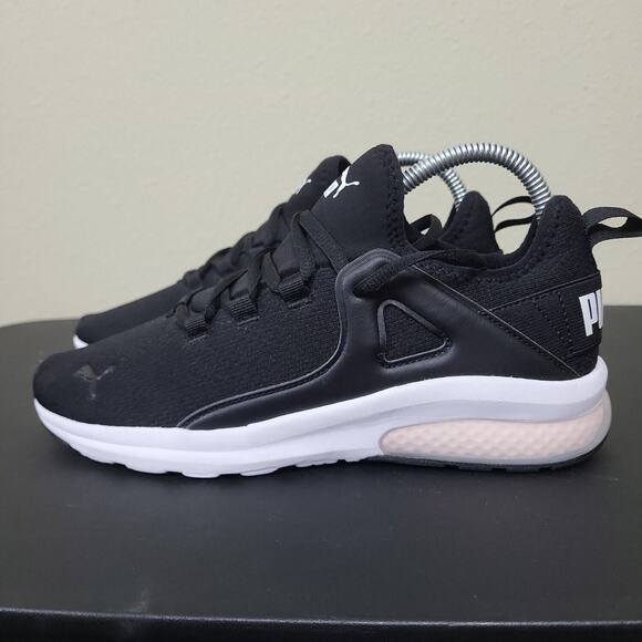 Puma Womens Electron 2.0 386260-04 Black Lace Up Low Top Running Shoes Size 8‎ - Picture 2 of 8